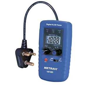 Metravi 1810D ELCB/RCD <b>Tester</b> - Product Image 1