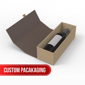 Caja de vino ecológica de lujo Embalaje de papel y cartón personalizable con soluciones de marca únicas OEM ODM para envío - Product Image 2