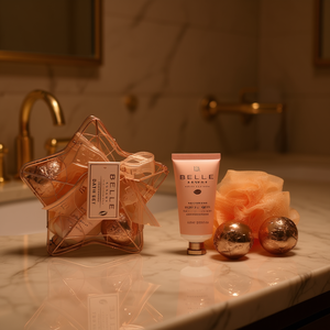 BELLE Luxury in Amber-Metallic Bath Star Crema e Lozione Viso - Product Image 3