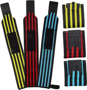 Support de poignet Bandage élastique Brace Wraps pour l'haltérophilie Fitness Sport Bracelet sangles Gym Band Protector - Product Image 4