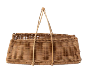 Meilleure vente panier en rotin tissé à la main paniers en rotin ondulé rangement de cuisine pour accessoires de maison - Product Image 2