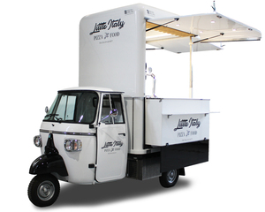 Triciclo Eléctrico para Comida, Carrito de Comida Móvil de Tres Ruedas, Resistente a la Oxidación, 5 Años de Garantía, para Café, Pizza, Tacos, Helados y Snacks - Product Image 1