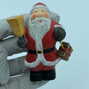 Statua di Babbo Natale in Legno Intagliata a Mano YEEYAYA, Figurina Natalizia e Decorazione per la Casa - Product Image 4