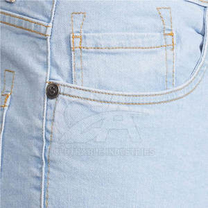 Pantalon en jean avec logo personnalisé à prix raisonnable pour hommes, tenue décontracté, pantalon en jean pour hommes de couleur personnalisée - Product Image 6