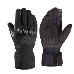 Venta directa de fábrica Guantes de moto de cuero transpirable Resistentes a Cortes y compatibles con pantalla táctil Precio al por mayor para deportes - Product Image 1