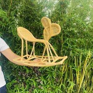 High Quality Organic Natural Rattan <b>Rocking</b> <b>Horse</b> Adorable Eco-Friendly <b>Kids</b> Room Decoration Made of Wood Safe Model Toy - Product Image 5