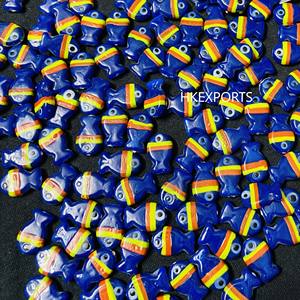 Cuentas multicolores con forma de pez al por mayor: colores surtidos hechos a mano para la fabricación de joyas, manualidades y accesorios - Product Image 2