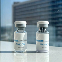 Sérum Visage Anti-rides au Peptide de Cuivre GHK-Cu Lyophilisé pour Microneedling, Cosmétique Éclaircissant en Stock