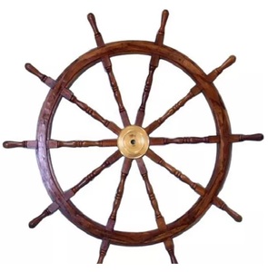 Barco de madera de playa Náutica de alta calidad, volante de barco, barco de interior, decoración de barco, uso a bajo precio - Product Image 4