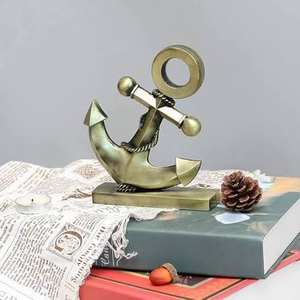 Gold Plated Decorative <b>Anchor</b> Showpiece Eco-Friendly Aluminium Tabletop Home Decor Premium Finish <b>Anchor</b> - Product Image 2