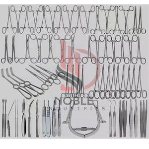 Juego de Instrumentos de Cirugía General de 65 Piezas, Instrumentos Quirúrgicos Manuales de Acero de Alta Calidad Profesional - Product Image 2