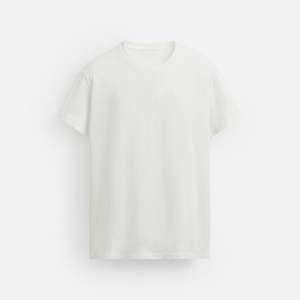 Camiseta Formal de Manga Corta con Cuello Redondo para Hombre BlanqWear, Ajuste Holgado, 100% Algodón Premium de 280g, Antibacteriana y de Secado Rápido - Product Image 3