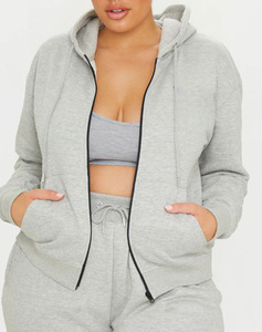 2025 gros personnalisé femmes coton respirant sweats à capuche personnalisés unisexe haute qualité plaine femmes à la mode - Product Image 2