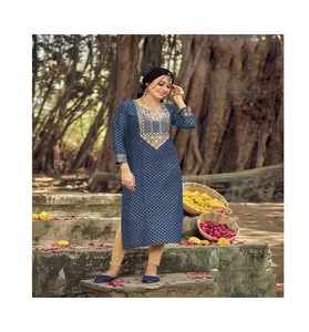Dernière collection de vêtements indiens et pakistanais en viscose salwar et kameez, robes décontractées pour femmes à prix réduits