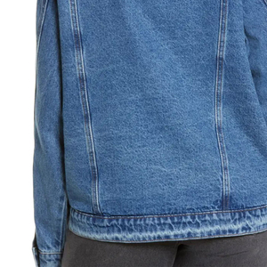 Chaqueta Vaquera Personalizada de Alta Gama para Mujer, Transpirable y Resistente al Viento, Diseño Elegante con Cuello Acolchado para Invierno - Product Image 6