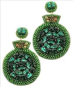 <b>Top</b> Demanded Handcrafted Seed Bead <b>Earrings</b> Stylish Rice Beaded Jewelry for Women At Best Price - Product Image 2