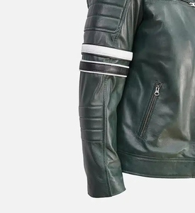 Meilleur prix, veste en cuir à capuche de qualité, veste en cuir personnalisée pour hommes, veste en cuir à la mode au Pakistan - Product Image 3