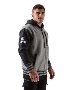 ชุดฮู้ดดี้ผู้ชายสำหรับฤดูหนาว ลายกราฟิก/เรียบ ย้อมสี ผ้าฝ้าย 100% เนื้อหนา 320 GSM เสื้อฮู้ดแบบสวมหัว - Product Image 3