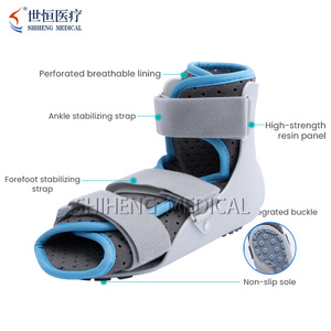Botte orthopédique médicale à angle réglable avec attelle de cheville pour blessure, entorse de la cheville, physiothérapie du pied - Product Image 4