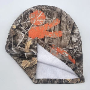Personnalisé sans manchette Sublimation impression bonnets arbre motif impression numérique bonnet sport hiver Jacquard Camo bonnet chapeau 2025 - Product Image 6