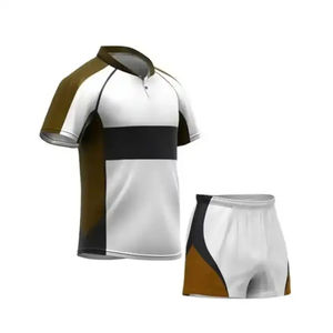 Nuevo 2025 ropa deportiva Pakistán hecho Material de poliéster medias mangas hombres mujeres uniforme de Rugby para adultos - Product Image 3