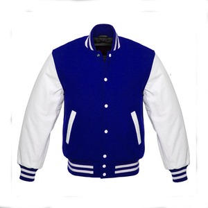 Wholesale Custom Men's Baseball Letterman Varsity <b>Jacket</b> <b>Canvas</b> Fabric Cowhide Sleeves Professional Bomber <b>Jacket</b> Sale - Product Image 1