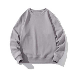 เสื้อสเวตเตอร์ถักแบบสวมหัวคอกลมของผู้ชายขนาดใหญ่พิเศษผ้าฝ้าย100% เป็นมิตรกับสิ่งแวดล้อมลำลองจัมเปอร์ฤดูร้อนออกแบบได้ตามต้องการ - Product Image 4