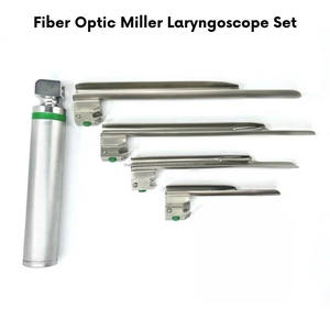 Laryngoscope à fibres optiques de haute qualité Miller, ensemble de 4 lames, équipement de diagnostic vétérinaire, fournisseur CE ISO Medivolve - Product Image 5