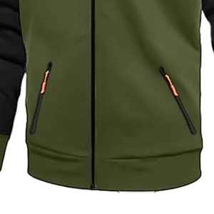 Sudadera con Capucha de Invierno Térmica con Estampado Personalizado de Moda Urbana, Sudadera con Capucha Gruesa y Cálida de Forro Polar con Logotipo Personalizado de Fábrica para Jóvenes - Product Image 3