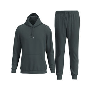 Ensemble de survêtement pour homme, veste et pantalon de sport durables, conçus pour l'entraînement sportif, la remise en forme, la course à pied et les vêtements décontractés, style masculin, vente en gros - Product Image 5