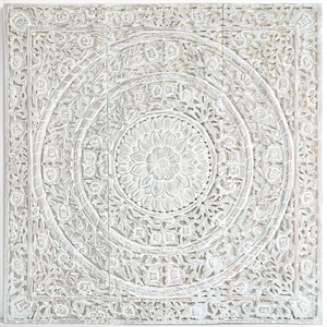 แผงแขวนผนังไม้แกะสลัก - Product Image 1