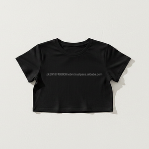 T-shirts courts confortables pour femmes, taille personnalisée, écologiques, tendance, OEM sur mesure - Product Image 4