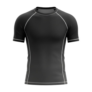 Maillot de compression personnalisé imprimé pour hommes, femmes et enfants, MMA, BJJ, Jiu-Jitsu, entraînement sans kimono, sublimation durable, vente en gros - Product Image 1