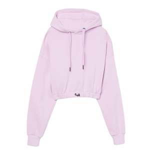 Sudadera con capucha corta personalizada para mujer, sudaderas y sudaderas informales para mujer, Sudadera con capucha recortada de gran tamaño para mujer 2026 - Product Image 5