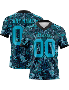 Venta al por mayor de camisetas de fútbol americano logotipo del equipo personalizado sublimación aparejos sarga bordado ropa deportiva para hombres y jóvenes OEM - Product Image 4