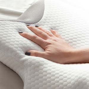 Almohada Cervical Ergonómica Rectangular Moderna InnovaGoods Comforti, Viscoelástica, Refrescante, Saludable, para un Sueño Reparador, Sólida y Natural - Product Image 3