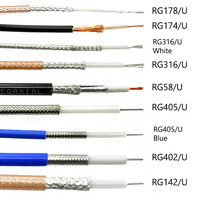 Cable Coaxial Digital RG6 de 75 Ohmios, Cable de Alta Velocidad con Cuádruple Blindaje para TV Inteligente 4K UHD, Internet de Banda Ancha y Antena Parabólica