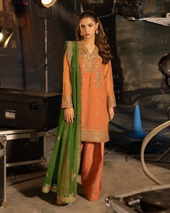 AJM Trade House Designer Ethnic Pakistani Women's Salwar Suits Formal Silk & Heavy Georgette para fiestas 5592 - Product Image 3