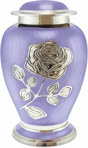 Handmade Mosaic Aluminium and Glass Cremation <b>Urn</b> <b>Large</b> Adult Size Burial Hand Applied Individual Tiles Unique for Funerals - Product Image 6