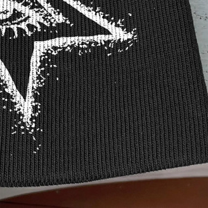 Custom made With Letter Jacquard Knitted Custom Your Logo Cuffed Sports Jacquard Knitted Beanie Fashion Winter jacquard Beanie - Product Image 5