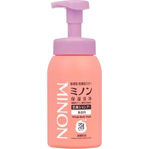Minon Quasi-Drug Champú Corporal Espumoso 500mL Botella Piel Sensible Hidratante Propiedades Anti-Irritación Suave con Aloe Vera para - Product Image 4