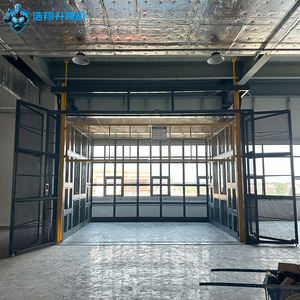 Fabrikalar için elektrikli/hidrolik Combo kargo kaldırma <span class=keywords><strong>5T</strong></span> dikey yük asansörü kaymaz Platform ve acil durdurma - Product Image 2