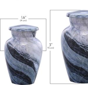 Meilleures ventes urnes funéraires en métal de style américain de haute qualité forme personnalisée souvenir funéraire fournitures commémoratives de haute qualité - Product Image 2