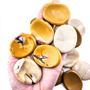 Feng Shui estilo Hada pulido cristal pulgar Natural Mookaite jaspe curación piedra preciosa piedra semipreciosa preocupación Palma preocupación piedra - Product Image 6