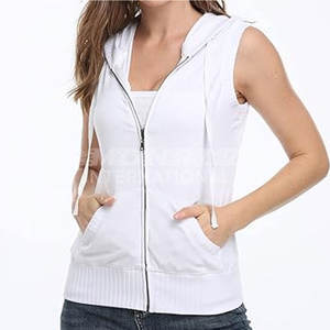 เสื้อฮู้ดกระชับสำหรับผู้หญิงเสื้อแขนกุดสำหรับออกกำลังกายฟิตเนสเล่นกีฬา - Product Image 3