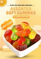 Op maat gemaakte groothandel fabrieksdirecte gummy snoepjes zuur zoet fruitig kauwbaar bulk OEM leverancier Halal zak