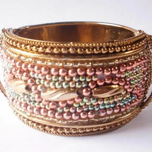 Pulsera de joyería de moda 8,0 MM Brazaletes de cobre puro magnéticos de salud para mujeres para bodas y fiestas a bajo precio de LUXURY CRAFTS - Product Image 1