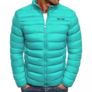 New Fashion <b>Detachable</b> <b>Sleeve</b> Waterproof Windproof Breathable Stand Collar Color Matching Puffer Jacket - Product Image 4