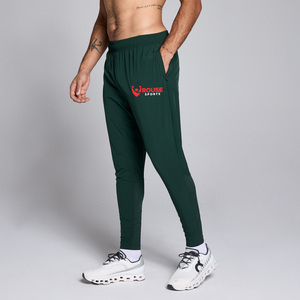 Jogging athlétique pour hommes en polyester, vente en gros personnalisée, très demandé, best-seller, pantalon de course, logo personnalisé - Product Image 1