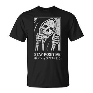 T-Shirt con Teschio Stile Urbano Vintage Hipster, Moda Urbana Retrò Ispirata all'Hip Hop - Product Image 1